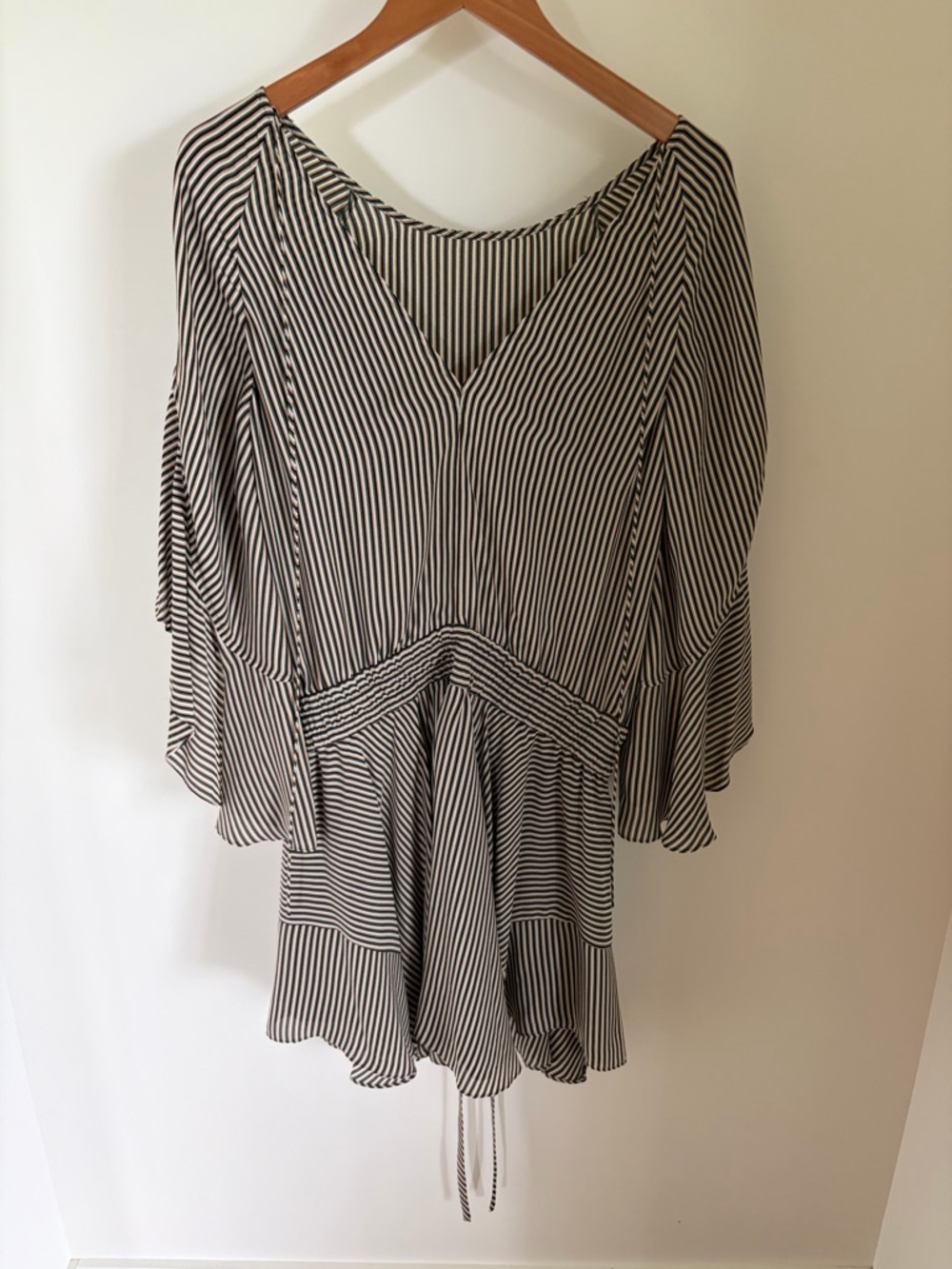 A.L.C Stripped V-Neck Dress